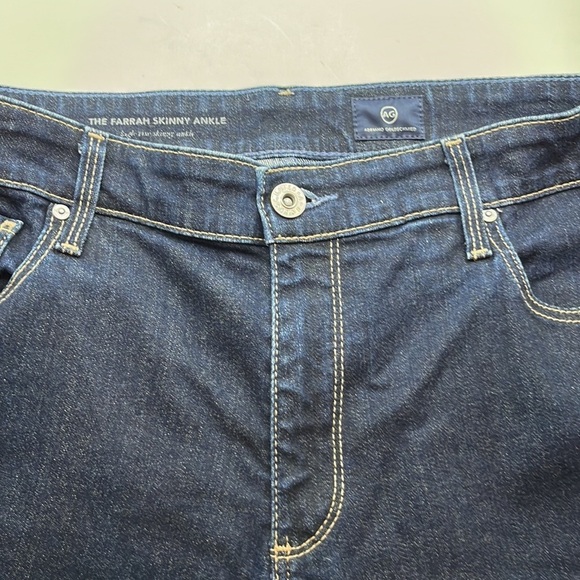 Ag Adriano Goldschmied The Farrah Skinny Ankle Size 33R - Picture 15 of 16